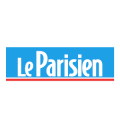 Le logo du média Le parisien, qui parle de nous.